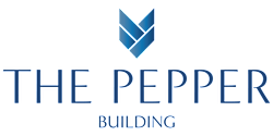 the pepper building logo at The  Pepper Building